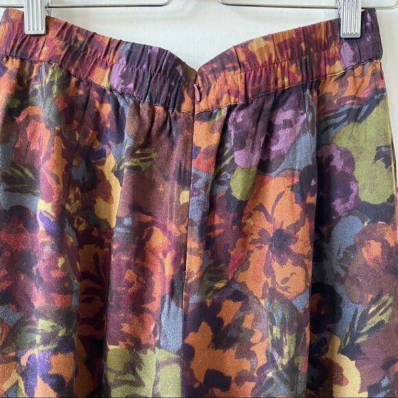 Anthropologie-Cartonnier Moody Floral Boutique Wide Leg High Rise Pants - Picture 8 of 12